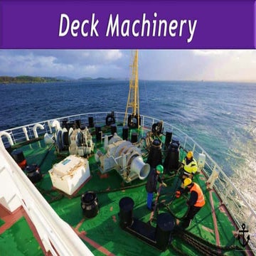 Deck machinery