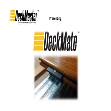 Deck mate slideshow_oct14 | PPTX