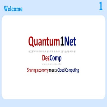 DecComp - Decentralized Computing - Sharing Economy | PPTX