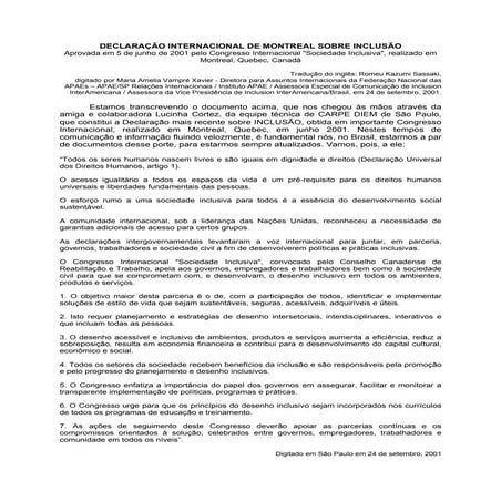 Declaração de Montreal