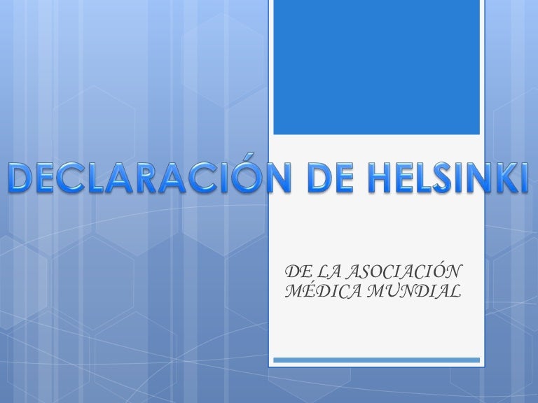 Declaración de helsinki