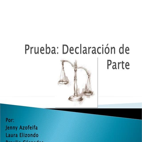 Declaración de parte | PPT