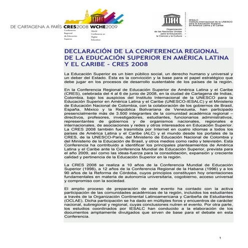 Declaracioncres espanol