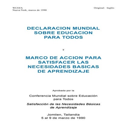 Declaracion mundial