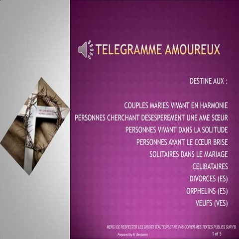 Declaration d'amour | PPSX