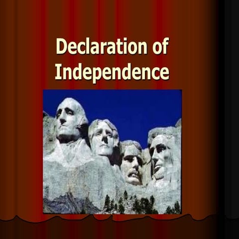 Declaration of independence