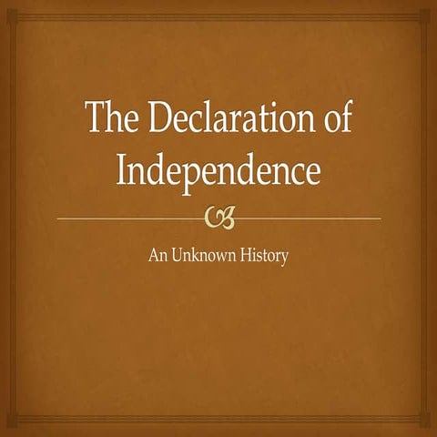Declaration of independence