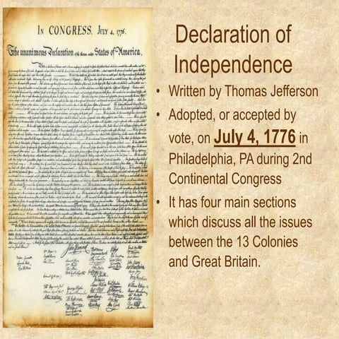 Declaration of Independence