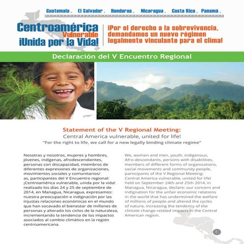 Declaratoria fcv   Nicaragua 13 octubre