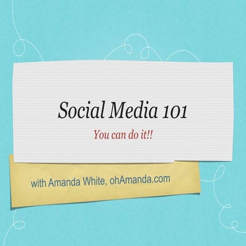 Declare social media 101 oh amanda