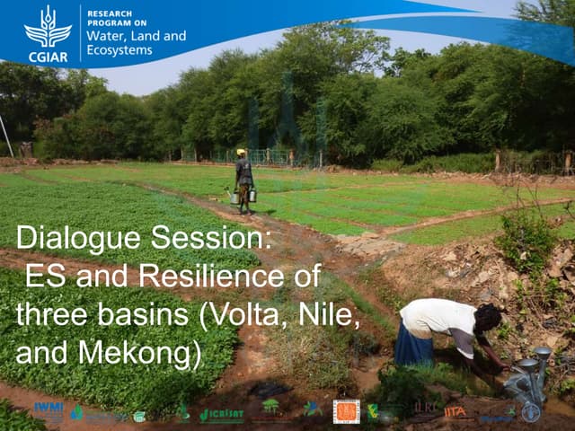 Dialogue Session: Ecosystem Services and Resilience of three basins (Volta, Nile, and Mekong)