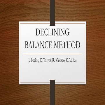 Declining balance method es07