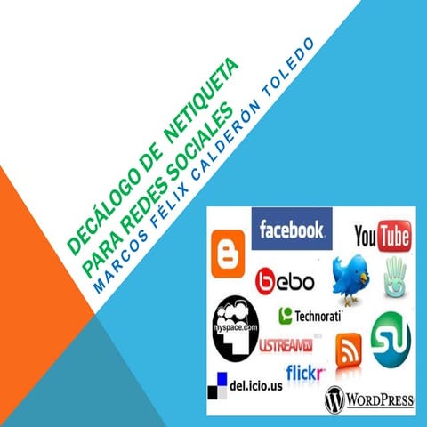 Decalogo de normas para buen uso de las redes sociales | DOCX