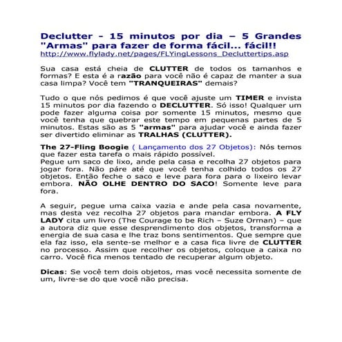 Declutter | PDF