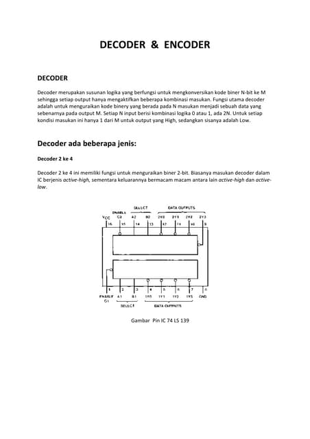 Decoder&encoder | PDF