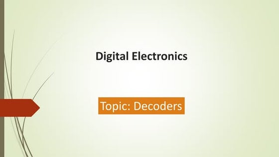 Encoder and decoder | PPT