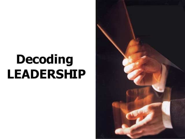 Decoding Leadership