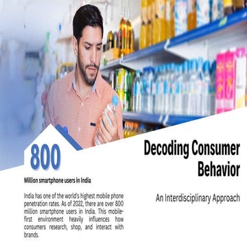 Unlocking the Secrets of Consumer Behavior: An Interdisciplinary Journey