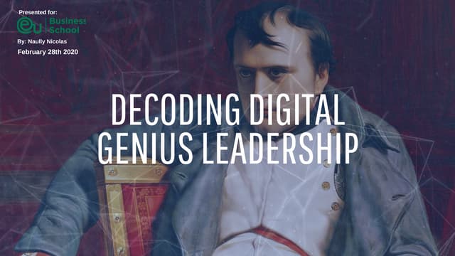 Decoding digital genius leadership