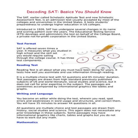 Decoding sat | PDF