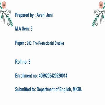 Decoding the Significance of the Title 'Foe' in Coetzee's Novel.pptx