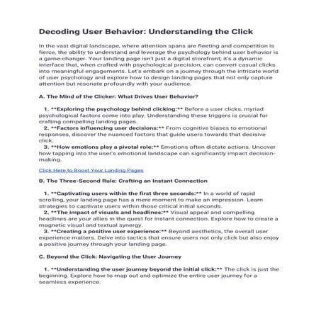Decoding User Behavior: Understanding the Click.docx