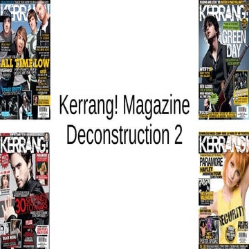 Kerrang Magazine Deconstruction | ODP