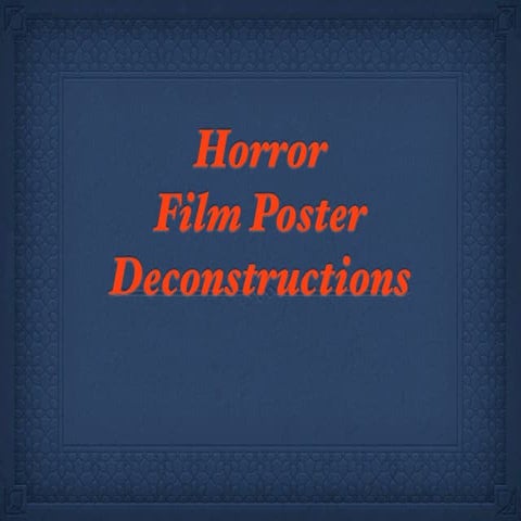 Deconstruction of film posters
