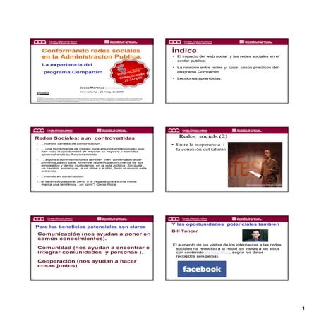 Creando redes sociales en la Adminstración