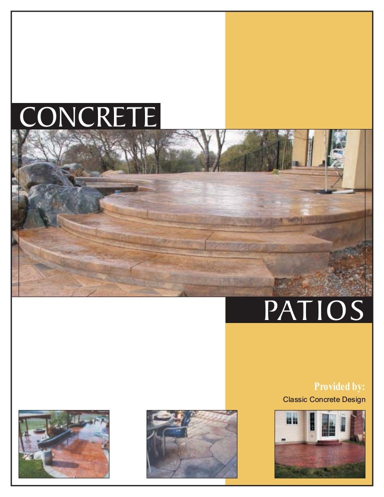 Decorative Concrete Patios