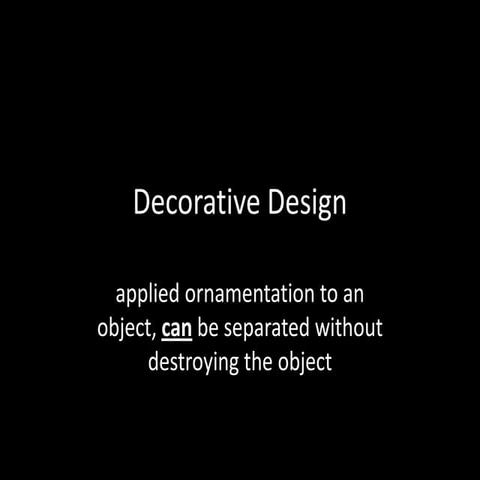 Decorative design