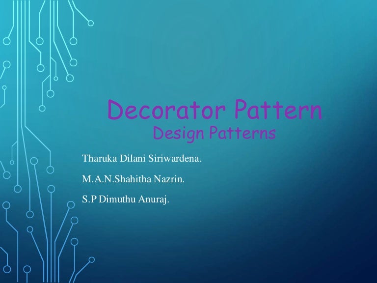 Decorator Pattern