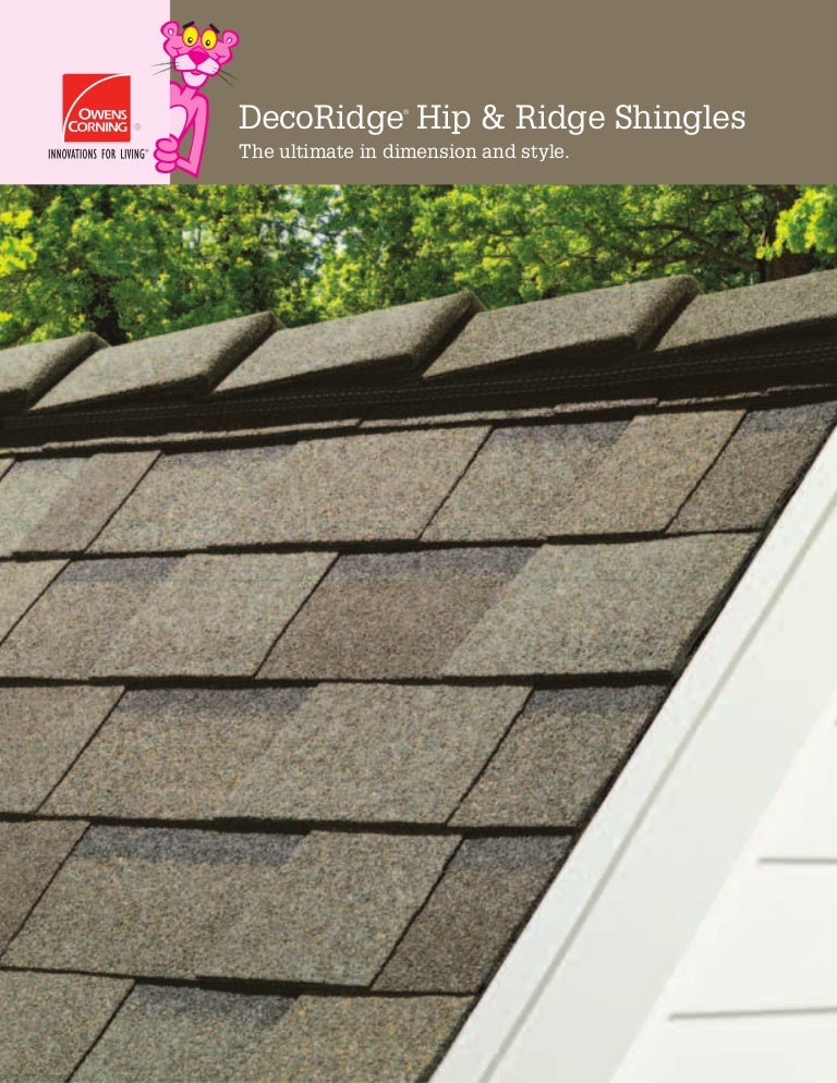 DecoRidge Hip and Ridge Shingles