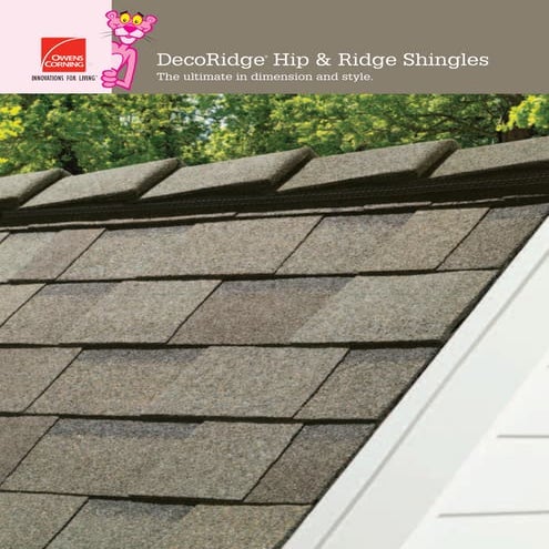 DecoRidge Hip and Ridge Shingles