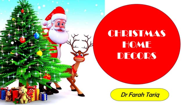 MODERN IDEAS FOR CHRISMAS HOME DECOR  PDF.