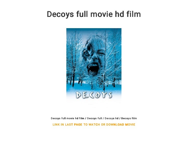 Decoys full movie hd film