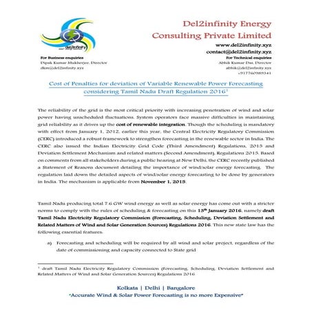 del2infinity presents - cost of penalties under tnerc (forecasting & scheduli...