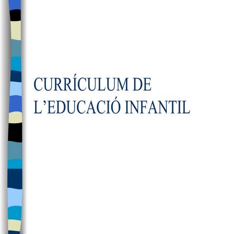 Presentació decret d'Educació Infantil
