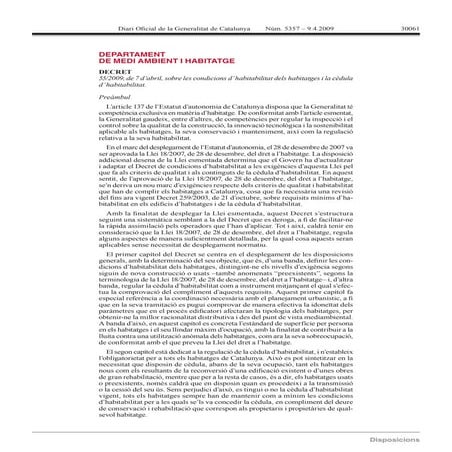 Decret Habitabilitat