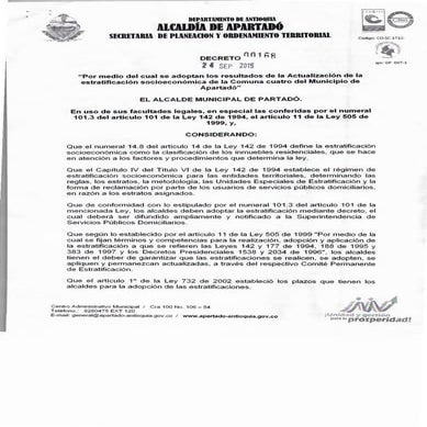 ACTUALIZACIÓN ESTRATIFICACIÓN C4