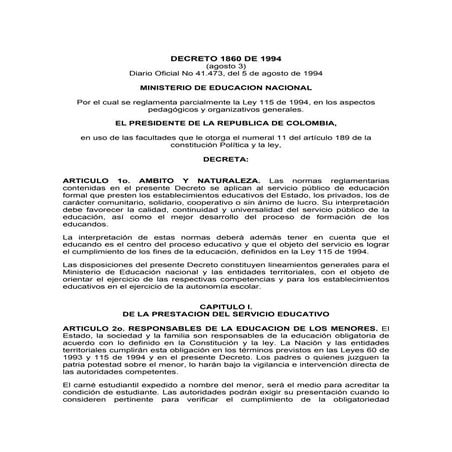 Estructura ley 115de 1994, ley general de la educación en colombia.pdf