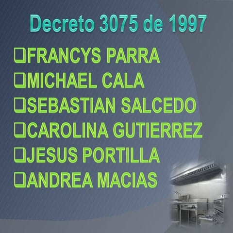 Exposición capitulo 2 decreto 307597 | PDF