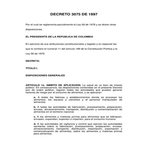 Decreto 3075 de_1997