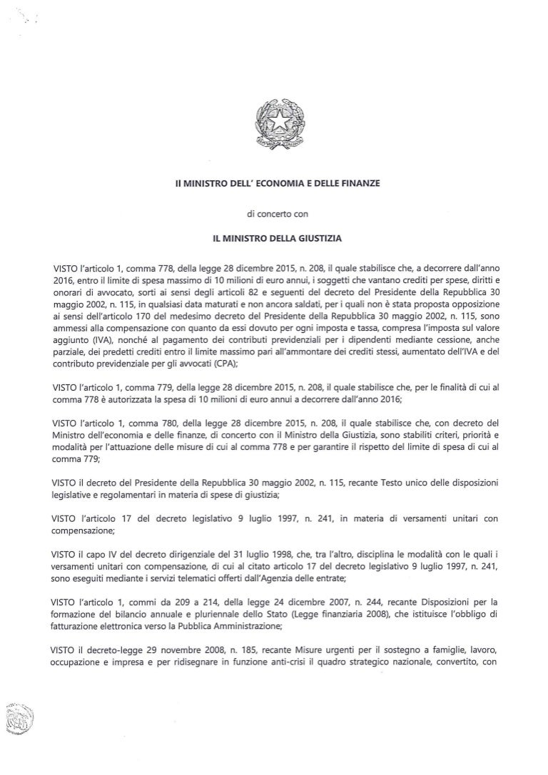 decreto-ministeriale-compensazioni-crediti-da-gratuito-patrocinio-con