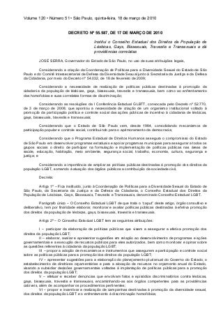 Decreto Estadual nº 55.587 de 2010