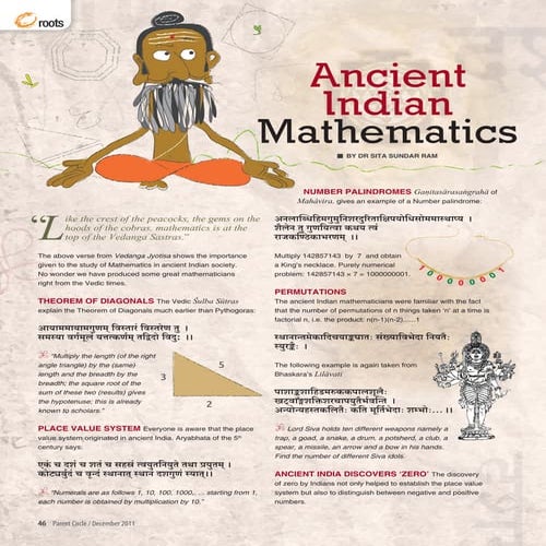 Math in Ancient India!