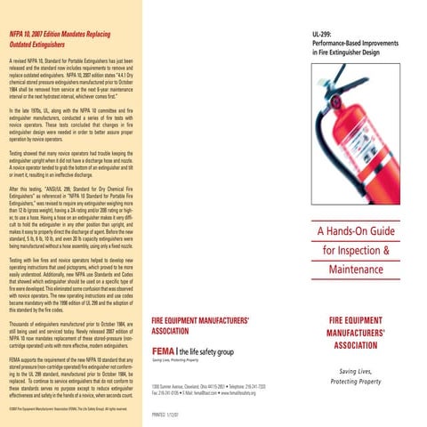 Nfpa 10 infographic | PDF