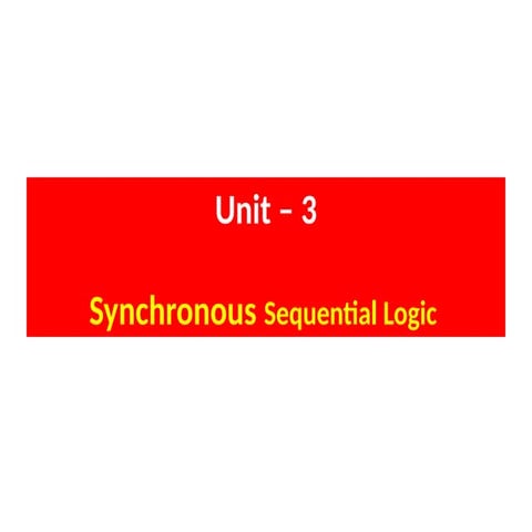 Synchronous down counter | PPTX