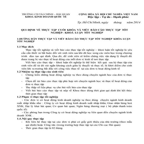 De cuong báo cáo thuc tap   khoá luận tot nghiep