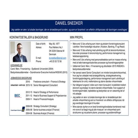 PROFIL - DANIEL SNEDKER